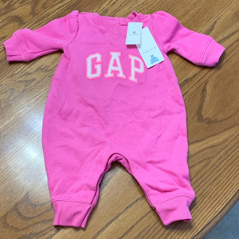 GAP Bright Pink Baby Jumpsuit